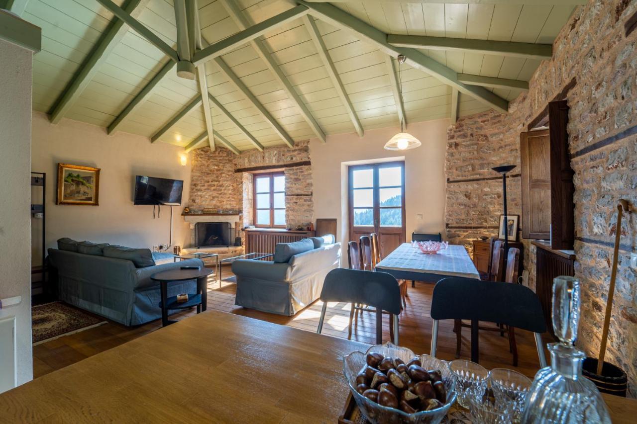 Maisonette Korfes-Κορφές-Μ Δύο Αυτόνομοι Όρoφοι Της Βίλας Κορφές Για Οικογένειες Και Μικρές Παρέες كاربينيسي المظهر الخارجي الصورة