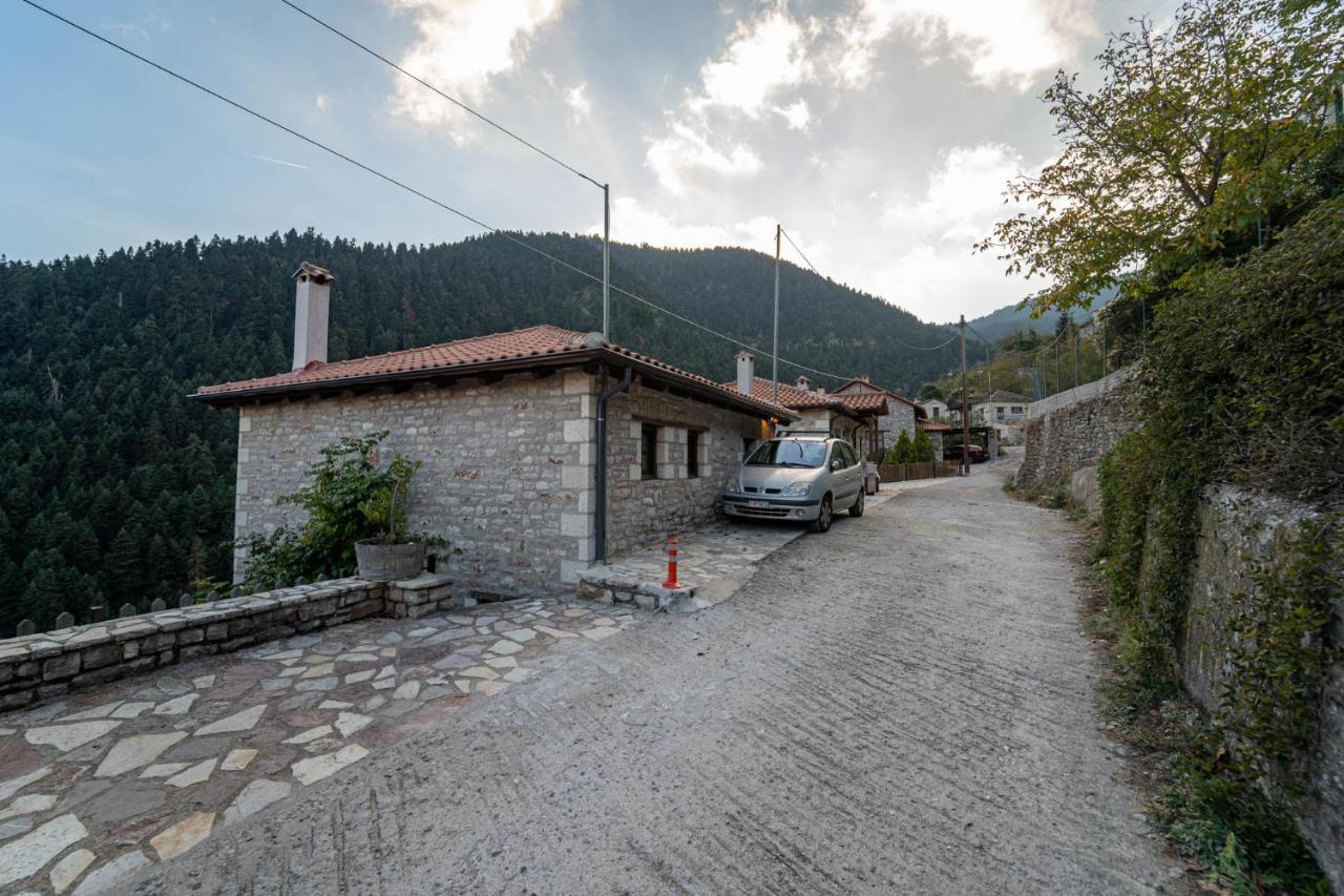 Maisonette Korfes-Κορφές-Μ Δύο Αυτόνομοι Όρoφοι Της Βίλας Κορφές Για Οικογένειες Και Μικρές Παρέες كاربينيسي المظهر الخارجي الصورة